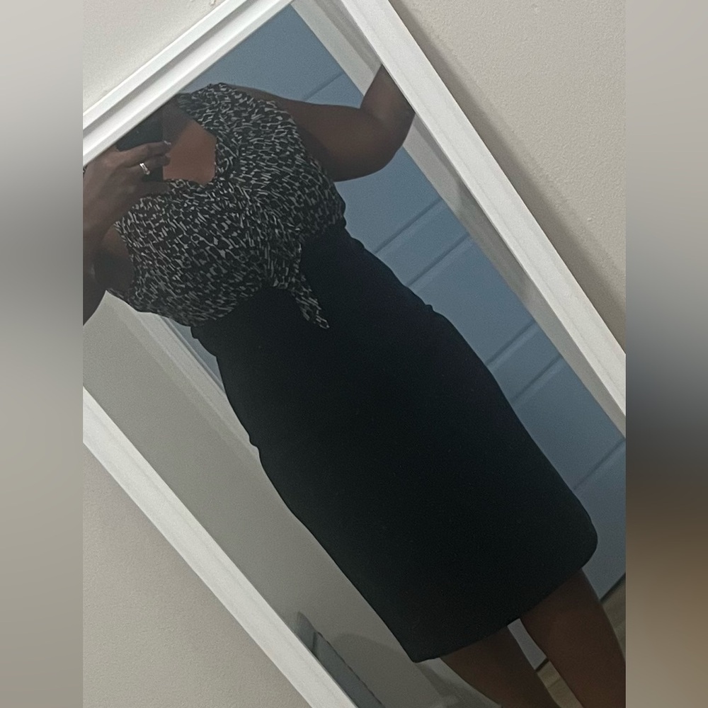 Black and white Tahari dress - Picture 5 of 11